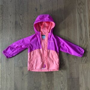 Columbia Vibrant Pink and Purple Jacket girl children 18-24 spring fall